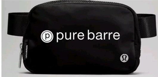 LAST ONE- Lululemon Everywhere Belt Bag- Pure Barre Branded white