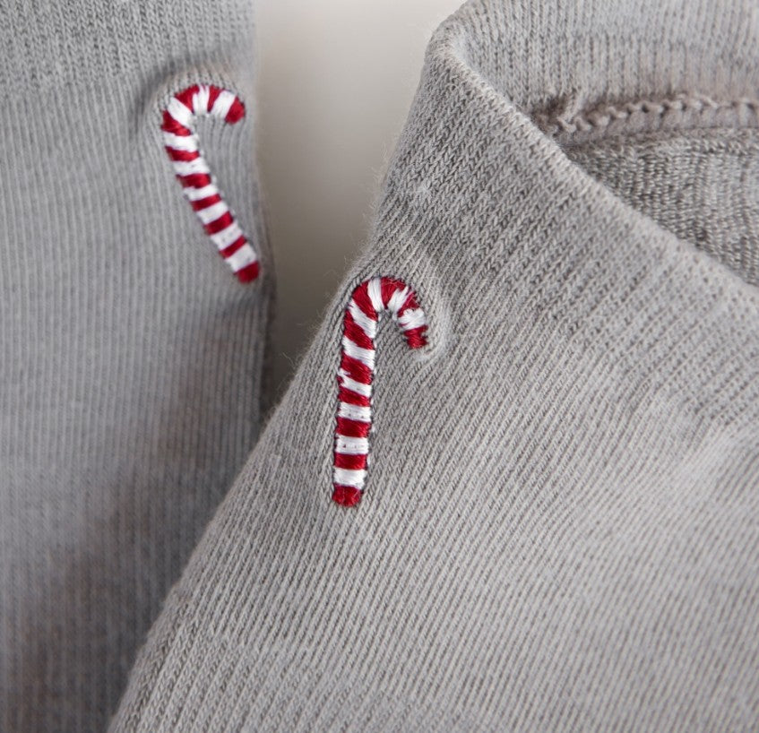 Pure Barre Holiday Tiny Candy Canes Sticky Socks