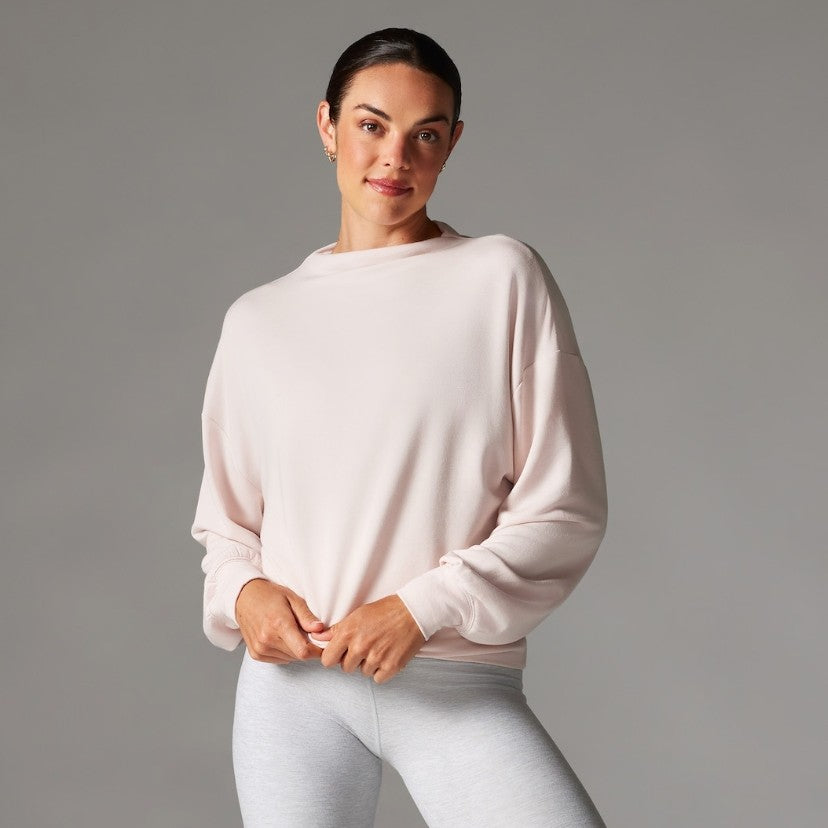 Tavi Slope Crew Sweatshirt- Blush