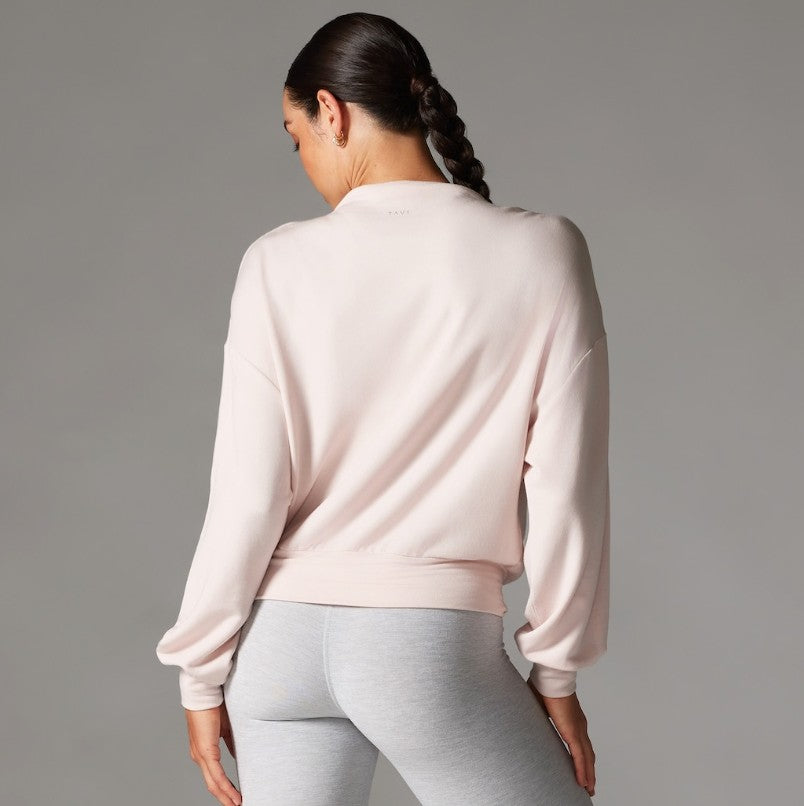 Tavi Slope Crew Sweatshirt- Blush