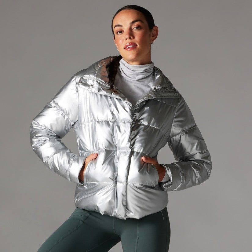 Tavi Winterly Puffer Jacket- Silver