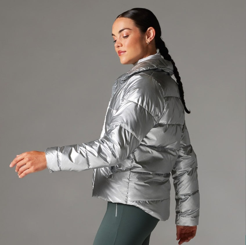 Tavi Winterly Puffer Jacket- Silver