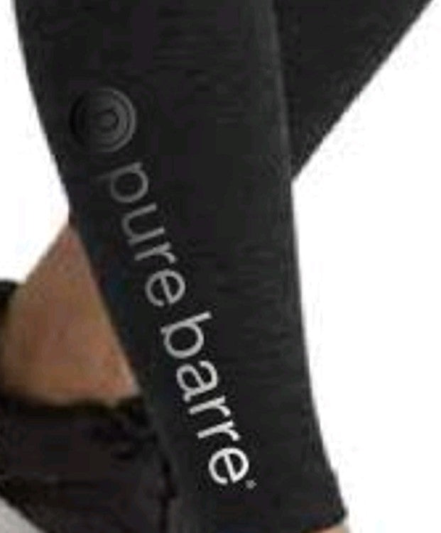 Beyond Yoga Pure Barre Caught In the Midi High Waist Legging- Darkest Night