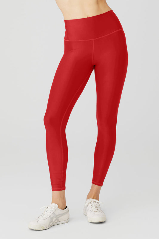 LAST ONE- Alo Yoga Airlift 7/8 Leggings- Red