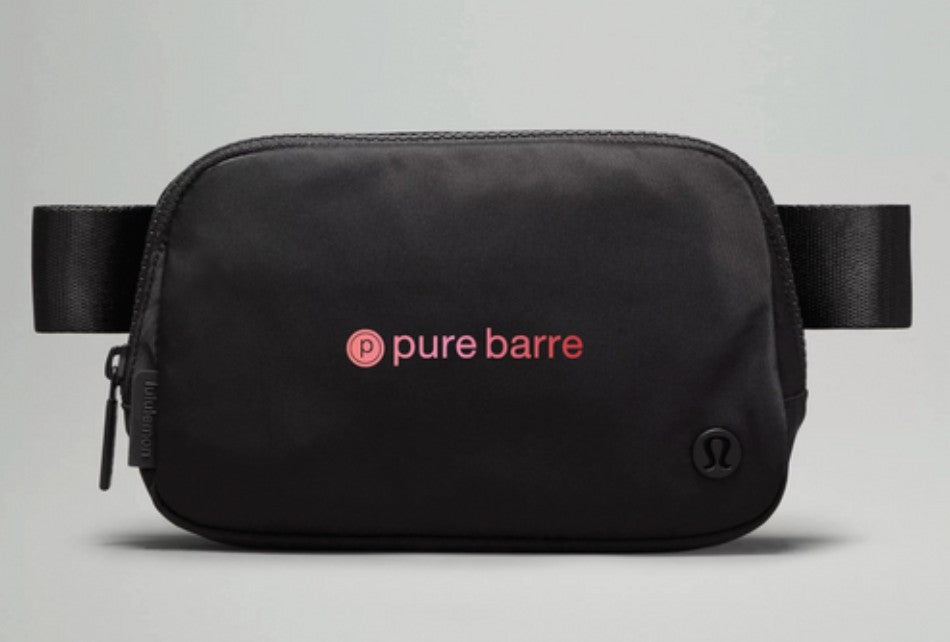 Lululemon Everywhere Belt Bag- Pure Barre Branded pink ombre