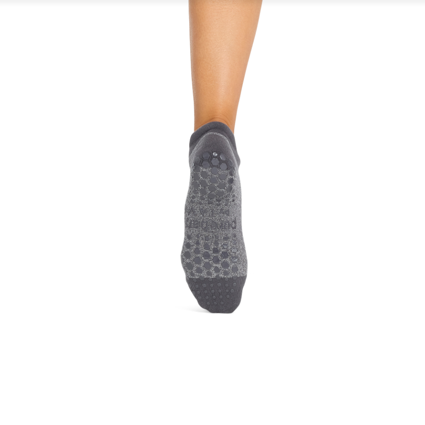 Pure Barre Silver Gleam Sticky Socks