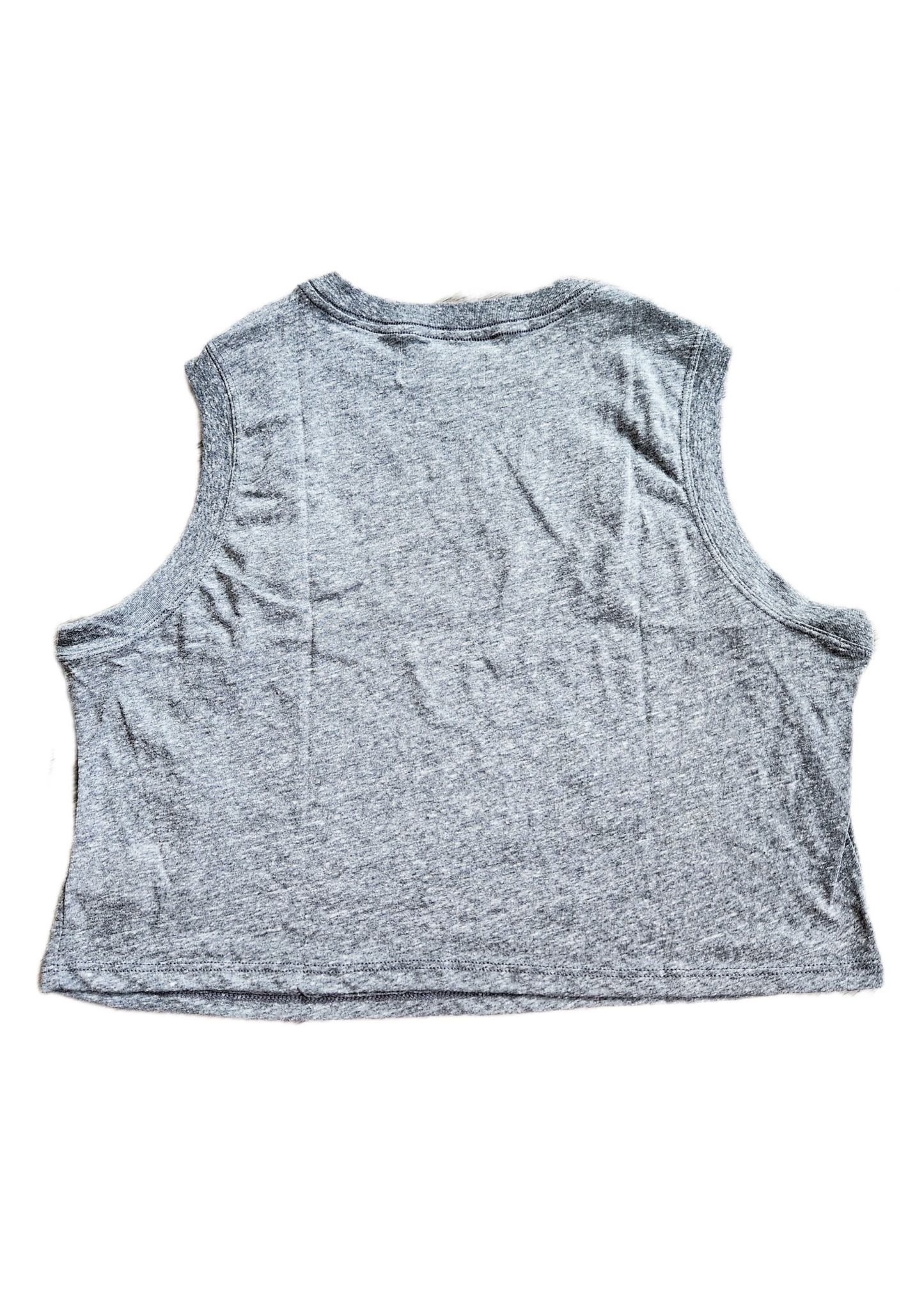 Spiritual Gangster Pure Barre Crawford Cropped Tank- Gray