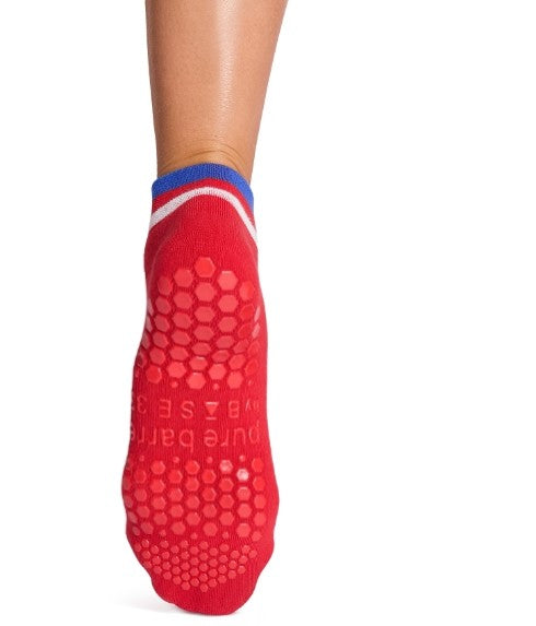 Pure Barre Ruby Red Sticky Socks