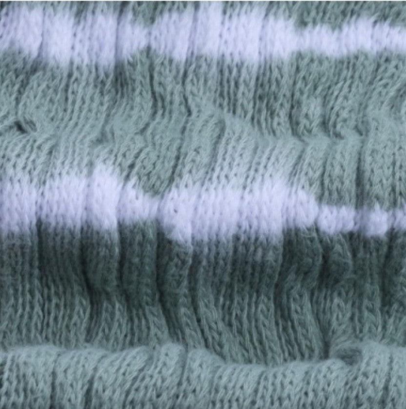 Pure Barre Jade Tie Dye Sticky Crew Socks