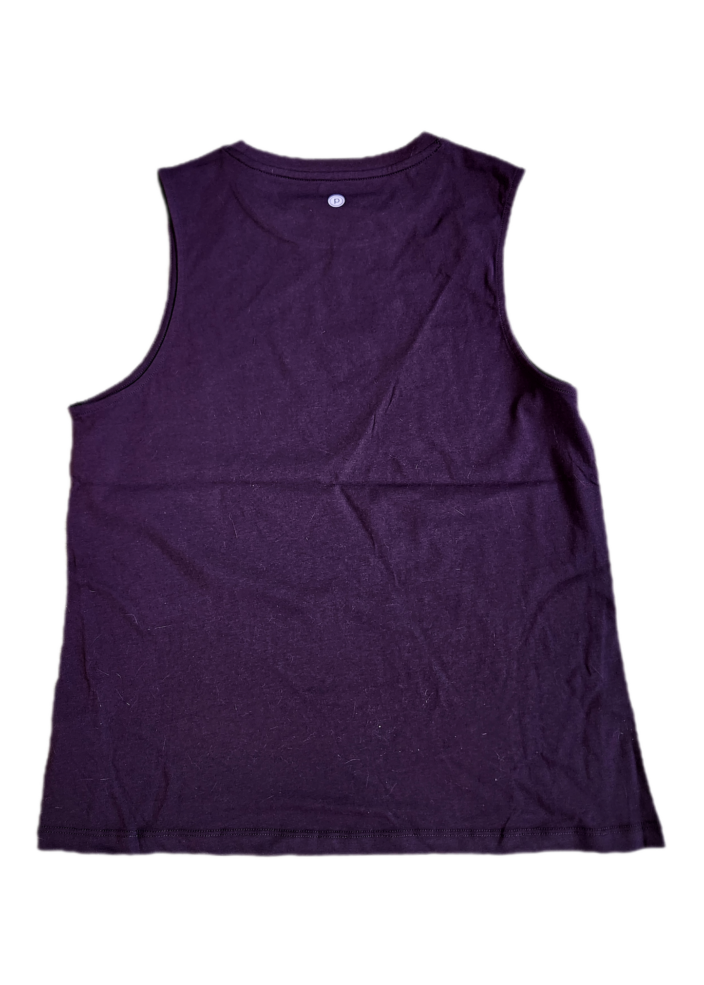 Pure Barre Ombre Script Muscle Tank- Purple