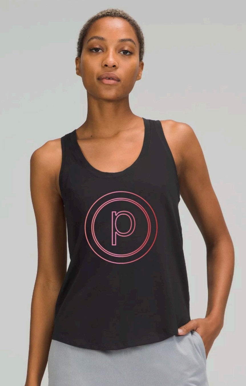 Lululemon Pure Barre Love Tank- black & pink
