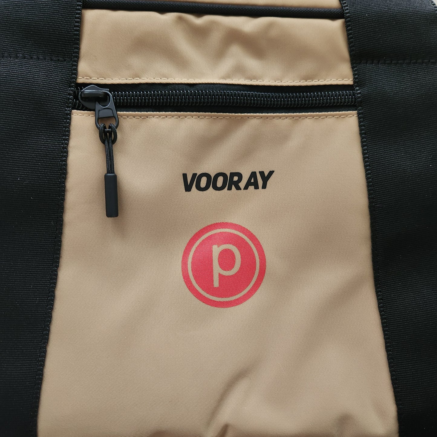ONE LEFT- Vooray Pure Barre Burner Gym Duffel - Camel