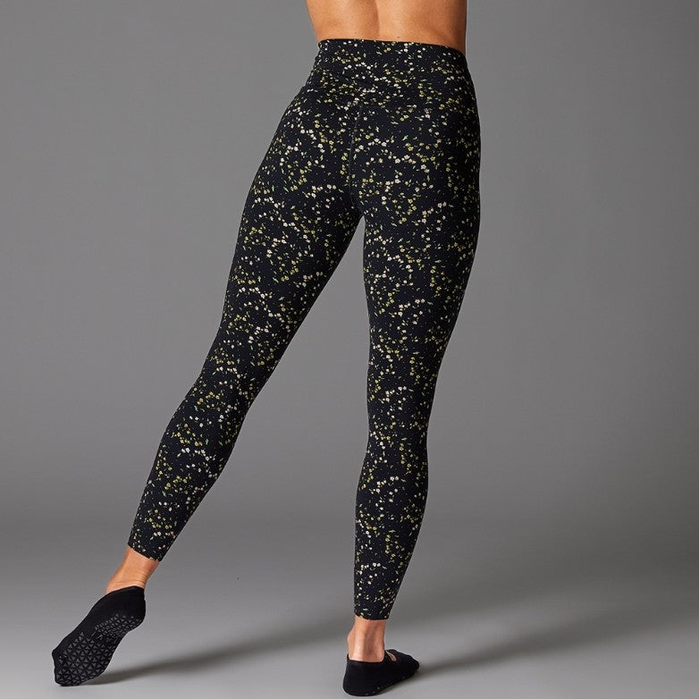 Tavi High Waisted 7/8 Tights- Ebony Floral