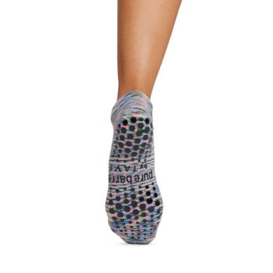 Pure Barre Bright Spacedye Sticky Socks