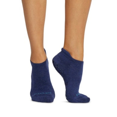 Pure Barre Deep Blue Dots Sticky Socks