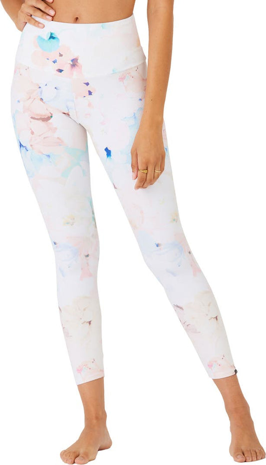 Onzie High Rise Rib Legging- Le Fleur
