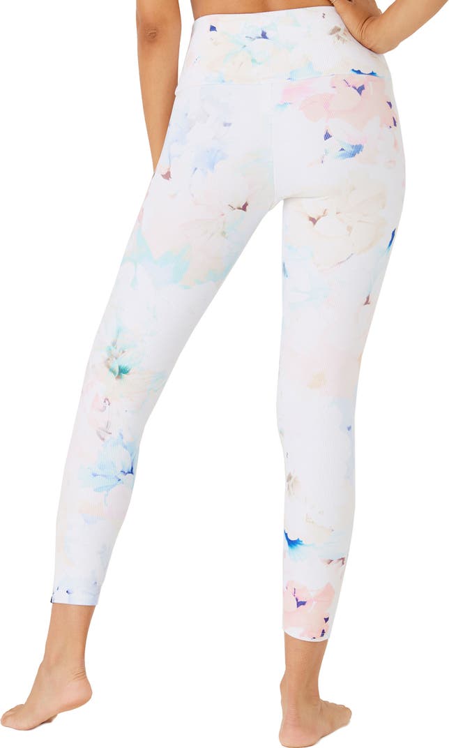 Onzie High Rise Rib Legging- Le Fleur