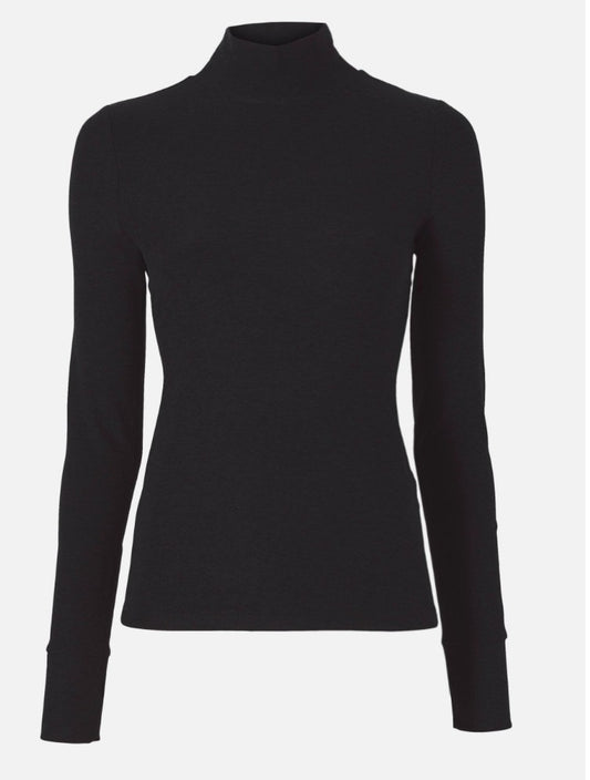 Beyond Yoga Spacedye Captivating Turtleneck- Black