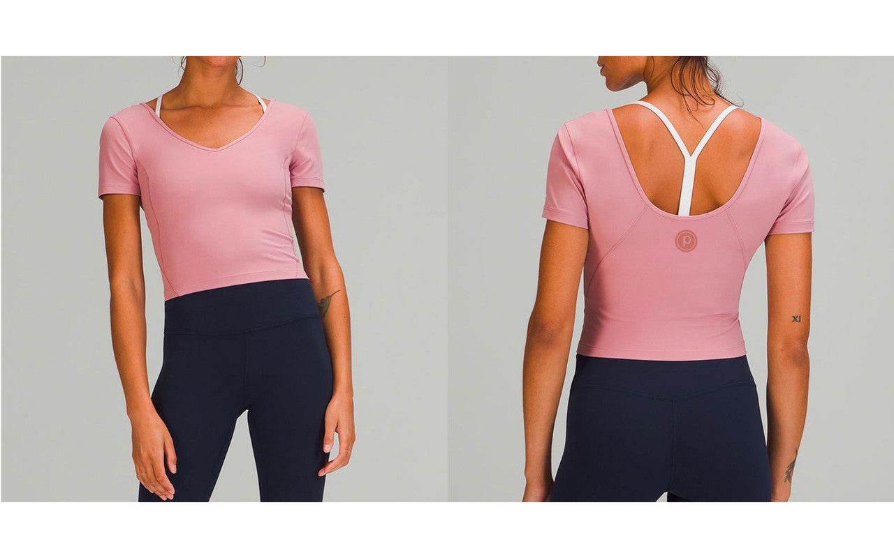 Pure Barre Circle P Fitted Crop Top- Pink – Pure Barre Bethesda