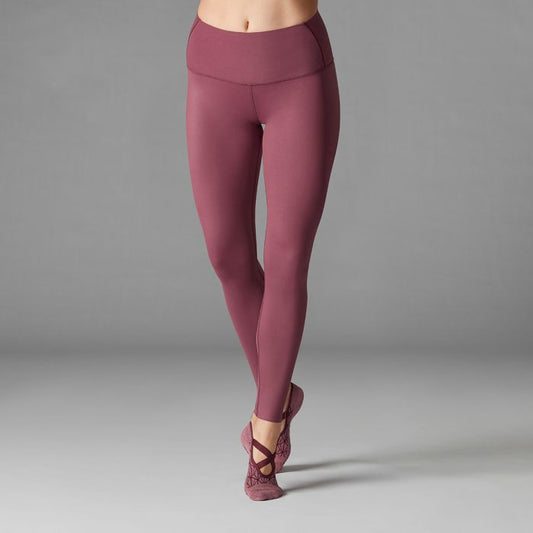Tavi High Waisted Tight - Garnet Pearl
