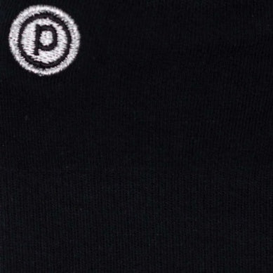 Pure Barre Mini Circle P Sticky Socks- Black