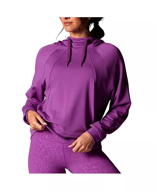 Tavi Cozy Half Zip Pullover- Violet