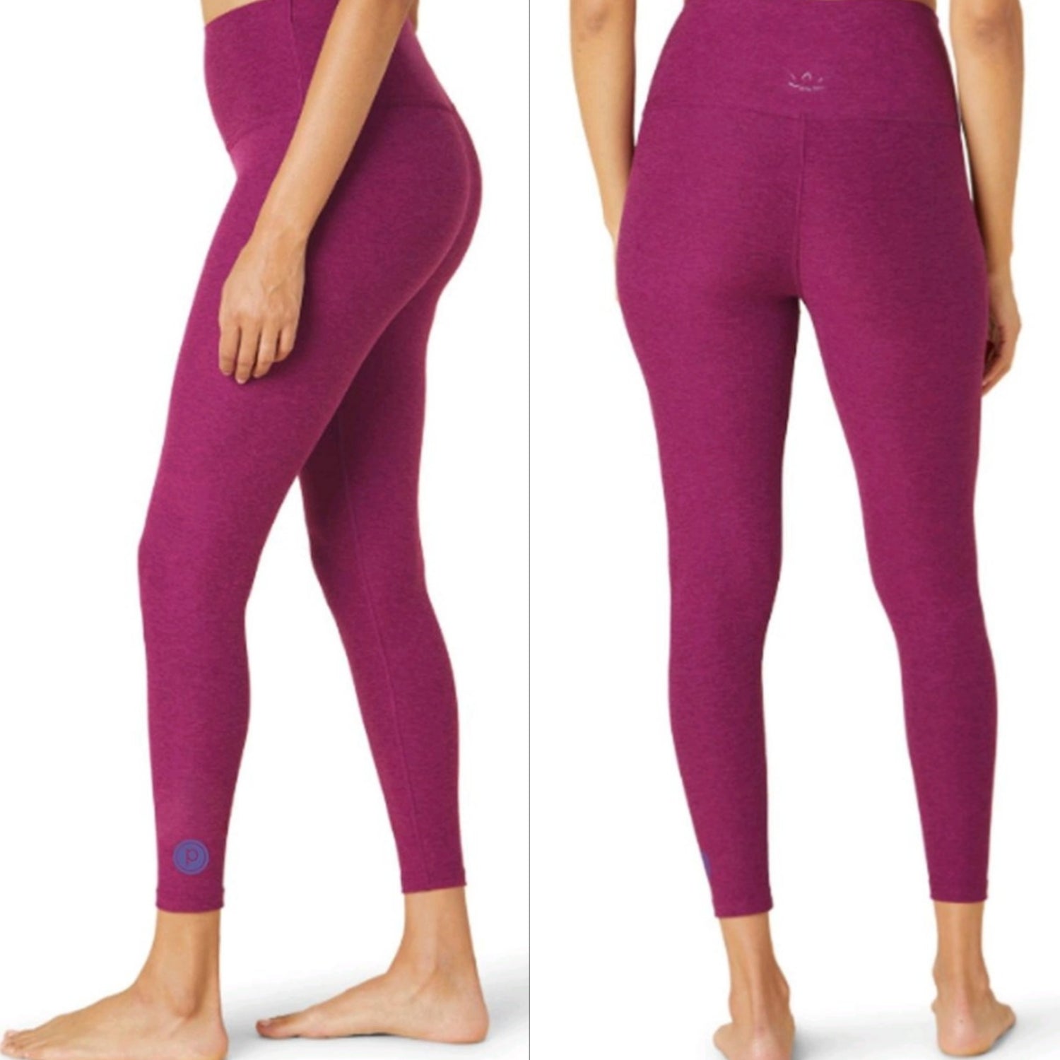 Beyond Yoga Spacedye Caught In The Midi High Waisted Legging in Pink