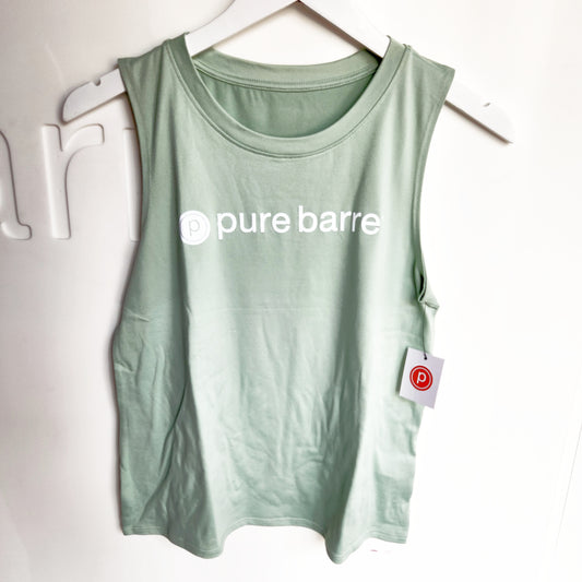 LAST ONE! Pure Barre Sage Green Muscle Tank- L