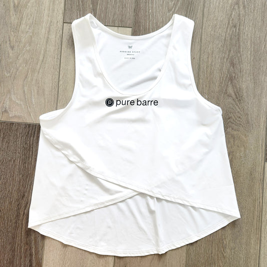 Heroine Sport Pure Barre Tulip Tank- White