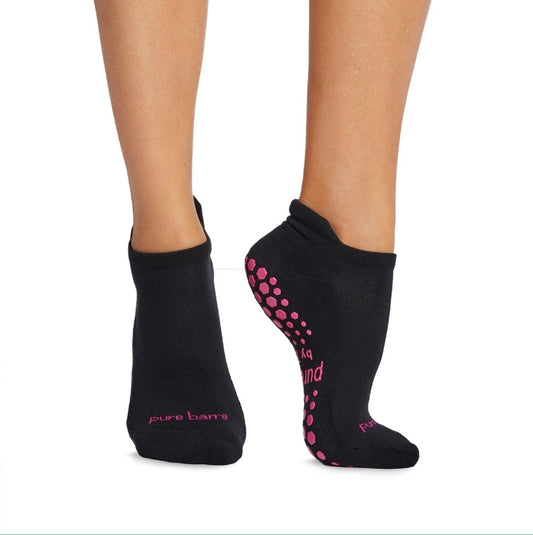 Pure Barre Magenta Bottom Sticky Socks