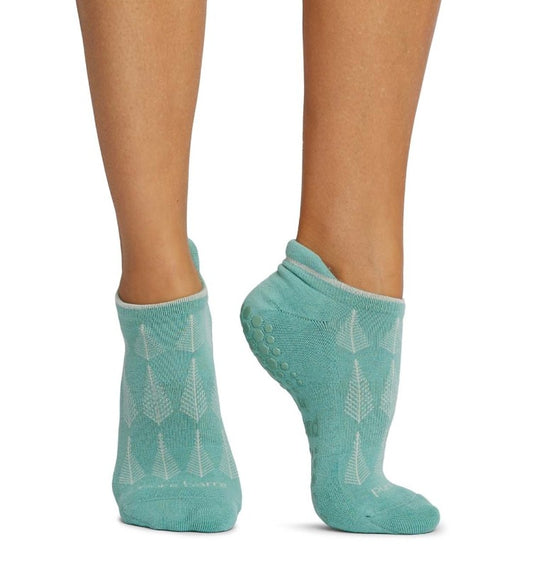 Pure Barre Dream Forest Holiday Sticky Socks