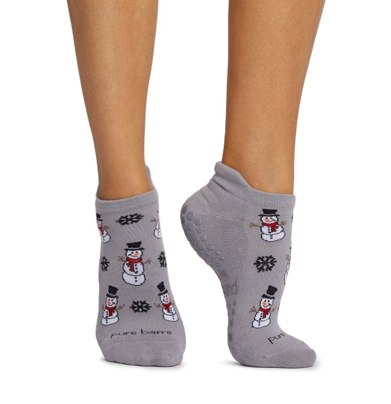 Pure Barre Frosty Christmas Sticky Socks