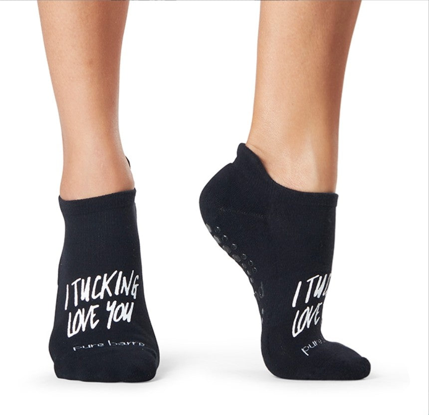 Pure Barre Tucking Love Sticky Socks