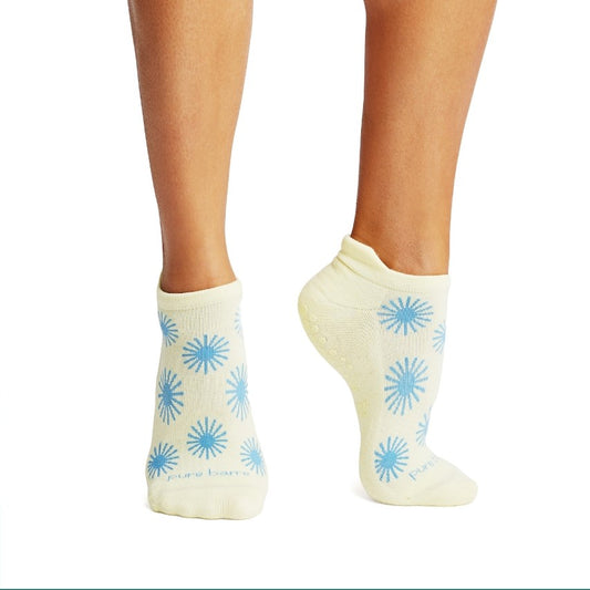 Pure Barre Blueberry Splatter Sticky Socks