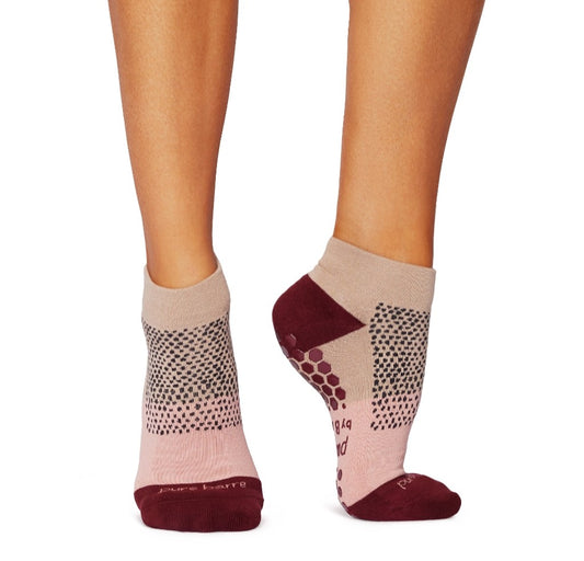 Pure Barre Speckled Stripe Sticky Socks