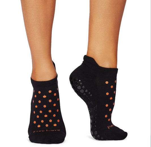 Pure Barre Fall, Halloween Pumpkin Ps Sticky Socks