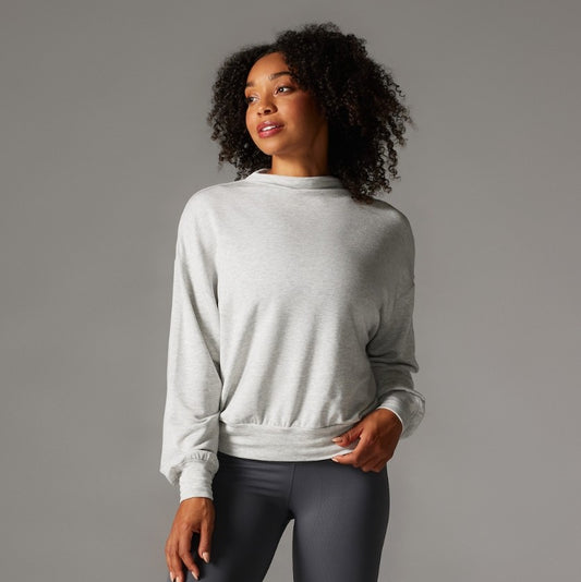 Tavi Slope Crew Sweatshirt- Lt. Gray