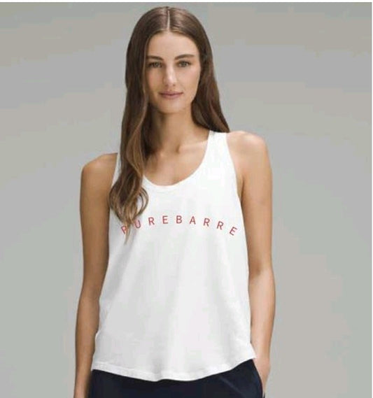 Lululemon Pure Barre Love Tank- white