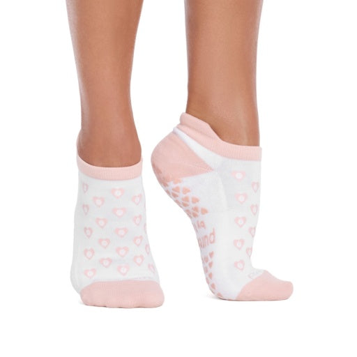 Pure Barre Hearts Sticky Socks