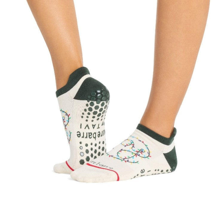 Pure Barre Christmas Joy Sticky Socks