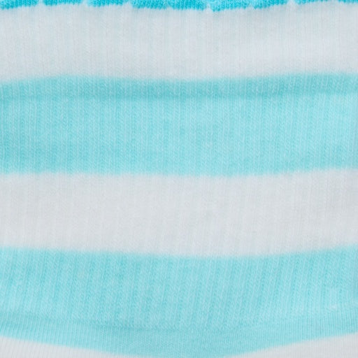 Pure Barre Aria Turquoise Stripe Sticky Socks