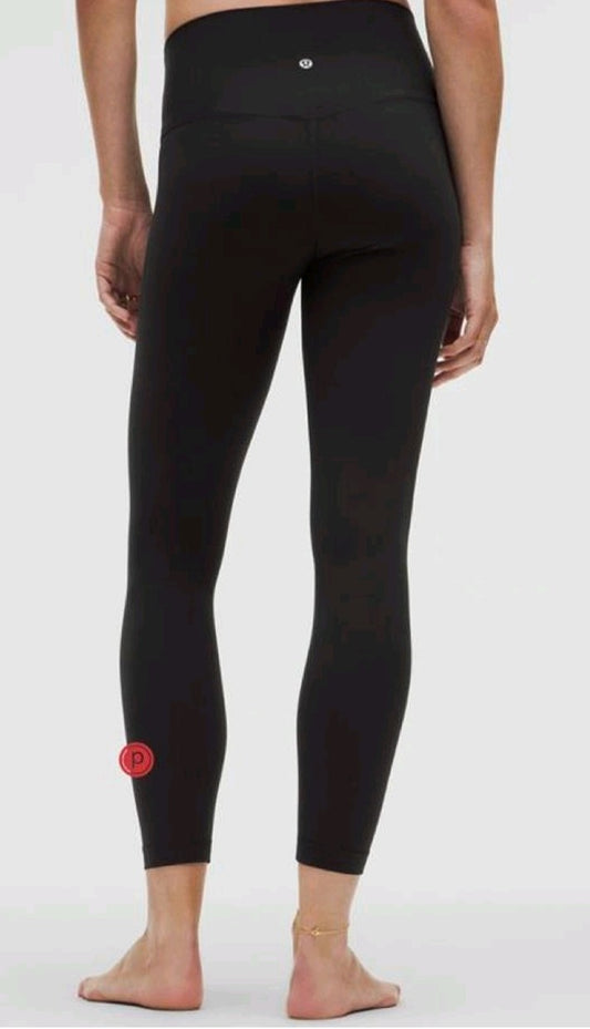 Lululemon Pure Barre Align High-Rise Pant 25"- Black and Red
