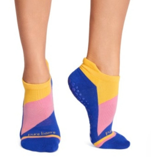 Pure Barre Retro Colors Sticky Socks