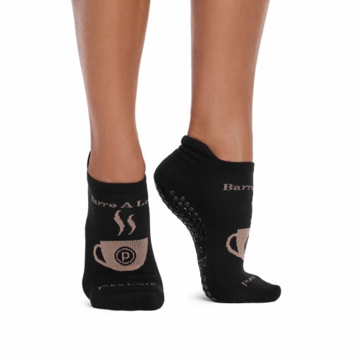 Pure Barre Barre A Latte Sticky Socks