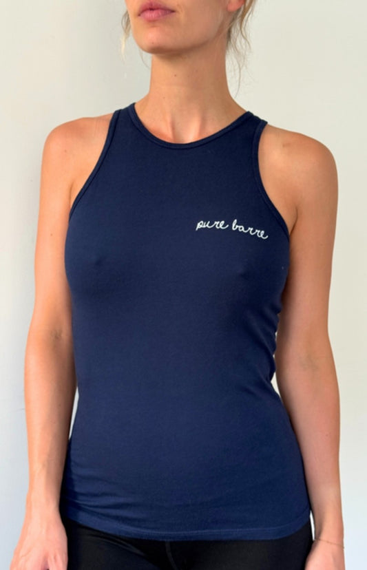 Good hYOUman Shaina PB Racerback Tank- Navy