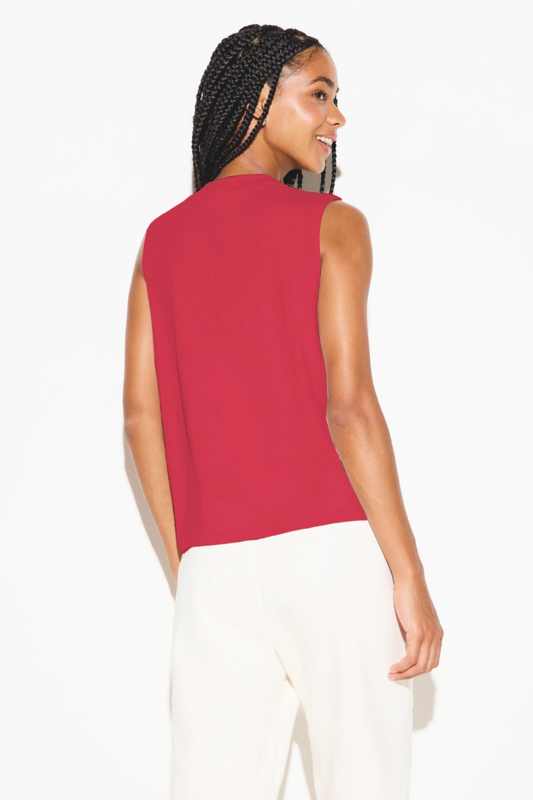 Spiritual Gangster Pure Barre Love Note Vibe Tank- Red