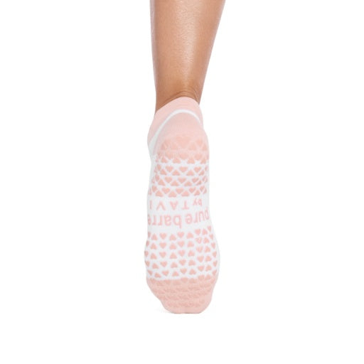Pure Barre Hearts Sticky Socks