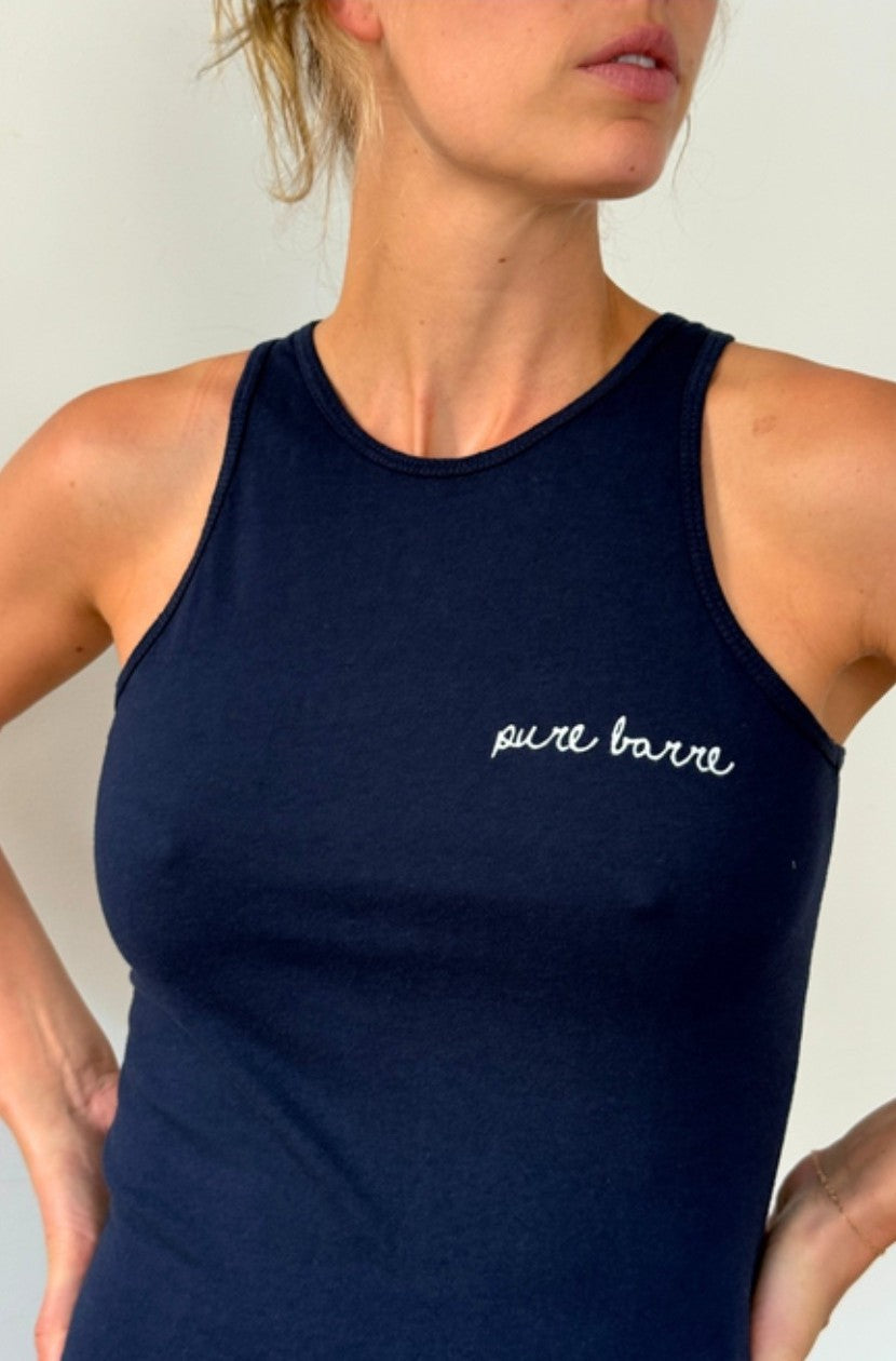 Good hYOUman Shaina PB Racerback Tank- Navy