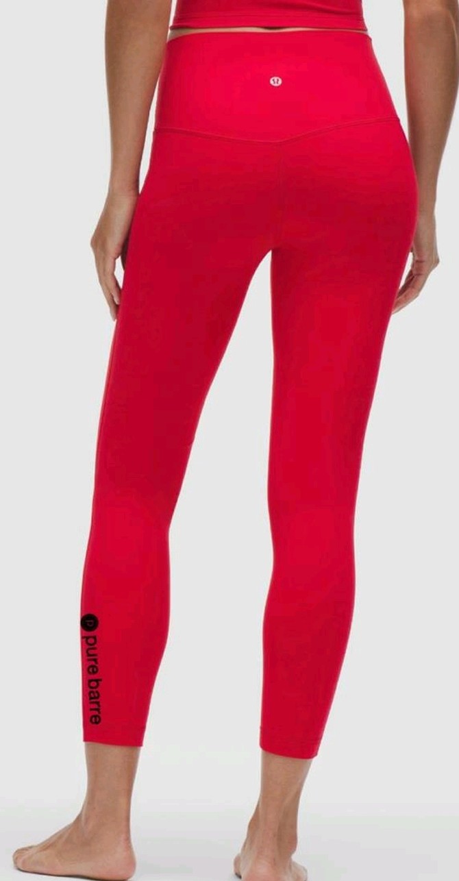 Lululemon Pure Barre Align High-Rise Pant 25"- Red