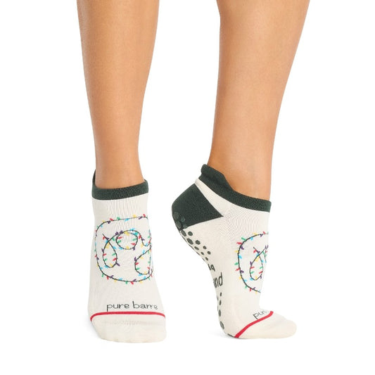 Pure Barre Christmas Joy Sticky Socks